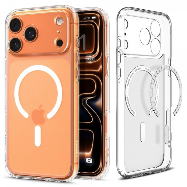 Spigen iPhone 17 Pro Max Deksel Ultra Hybrid MagFit Frost White
