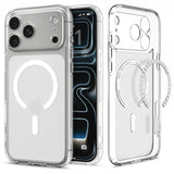 Spigen iPhone 17 Pro Max Deksel Ultra Hybrid MagFit Frost White