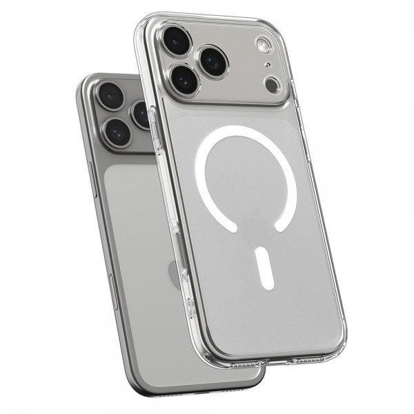 Spigen iPhone 17 Pro Max Deksel Ultra Hybrid MagFit Frost White