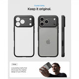 Spigen iPhone 17 Pro Max Deksel Ultra Hybrid Matte Black
