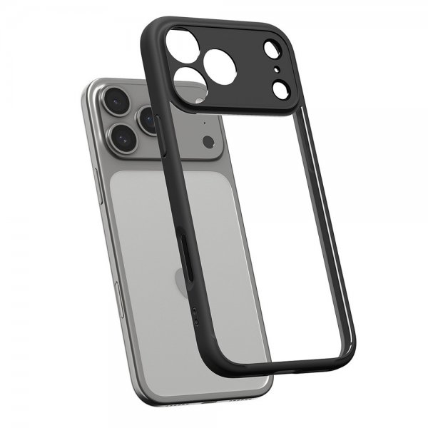 Spigen iPhone 17 Pro Max Deksel Ultra Hybrid Matte Black