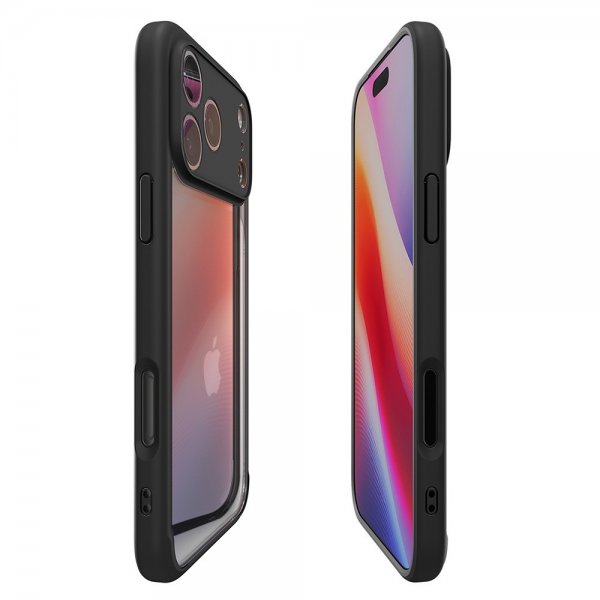 Spigen iPhone 17 Pro Max Deksel Ultra Hybrid Matte Black