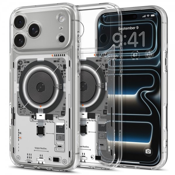 Spigen iPhone 17 Pro Max Deksel Ultra Hybrid Neo One MagFit