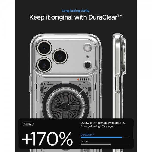 Spigen iPhone 17 Pro Max Deksel Ultra Hybrid Neo One MagFit