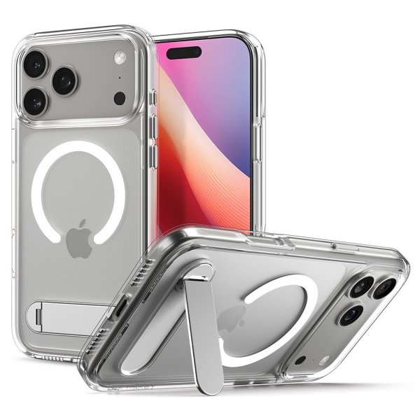 Spigen iPhone 17 Pro Max Deksel Ultra Hybrid S MagFit Clear White