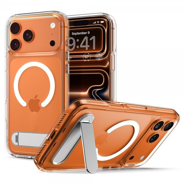 Spigen iPhone 17 Pro Max Deksel Ultra Hybrid S MagFit Clear White