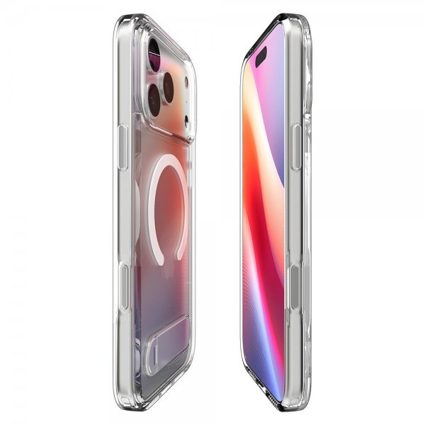 Spigen iPhone 17 Pro Max Deksel Ultra Hybrid S MagFit Clear White
