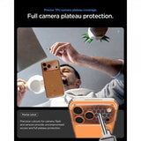 Spigen iPhone 17 Pro Max Deksel Ultra Hybrid T MagFit Glossy Orange