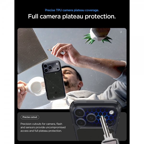 Spigen iPhone 17 Pro Max Deksel Ultra Hybrid T MagFit Matte Black