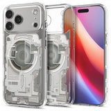 Spigen iPhone 17 Pro Max Deksel Ultra Hybrid Zero One MagFit Natural Titanium