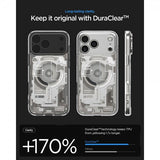 Spigen iPhone 17 Pro Max Deksel Ultra Hybrid Zero One MagFit Natural Titanium