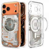 Spigen iPhone 17 Pro Max Deksel Ultra Hybrid Zero One MagFit Natural Titanium