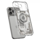 Spigen iPhone 17 Pro Max Deksel Ultra Hybrid Zero One MagFit Natural Titanium