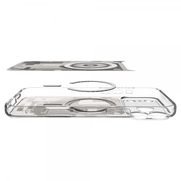 Spigen iPhone 17 Pro Max Deksel Ultra Hybrid Zero One MagFit Natural Titanium