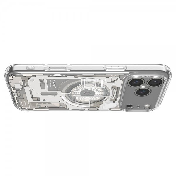 Spigen iPhone 17 Pro Max Deksel Ultra Hybrid Zero One MagFit Natural Titanium