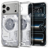 Spigen iPhone 17 Pro Max Deksel Ultra Hybrid Zero One MagFit Hvit