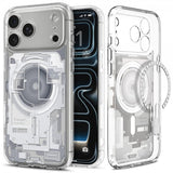 Spigen iPhone 17 Pro Max Deksel Ultra Hybrid Zero One MagFit Hvit