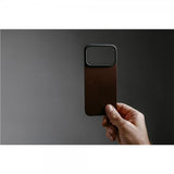Nomad iPhone 17 Pro Max Skin Mag Leather Back Rustic Brown