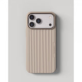 Nudient iPhone 17 Pro Deksel Bold Case MagSafe Linen Beige
