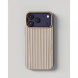Nudient iPhone 17 Pro Deksel Bold Case MagSafe Linen Beige