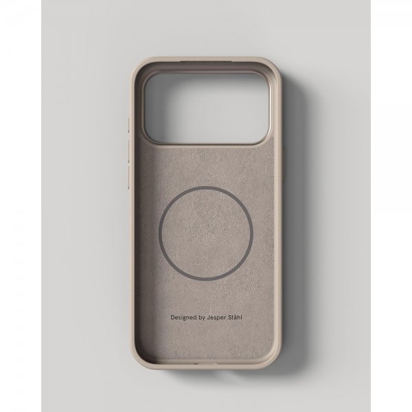 Nudient iPhone 17 Pro Deksel Bold Case MagSafe Linen Beige