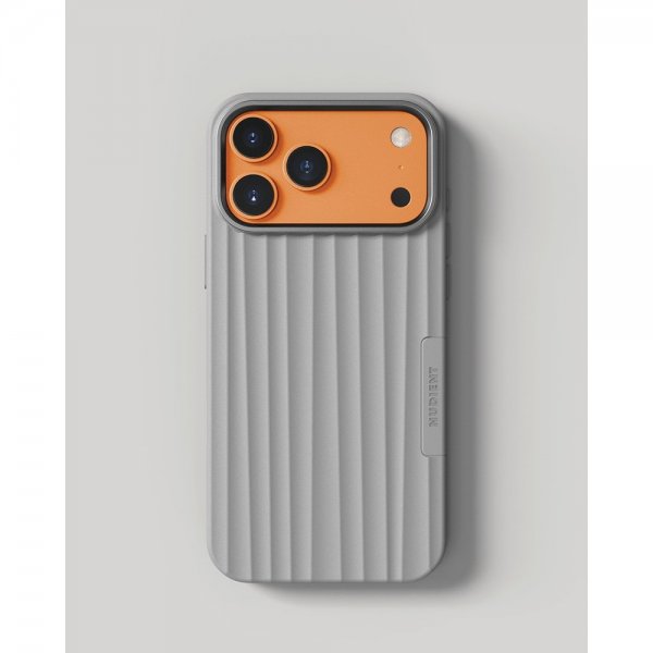 Nudient iPhone 17 Pro Deksel Bold Case MagSafe Urban Grey