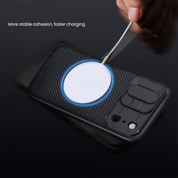 Nillkin iPhone 17 Pro Deksel CamShield Pro MagSafe Svart