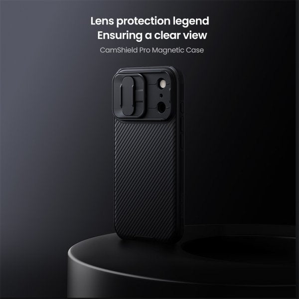 Nillkin iPhone 17 Pro Deksel CamShield Pro MagSafe Svart