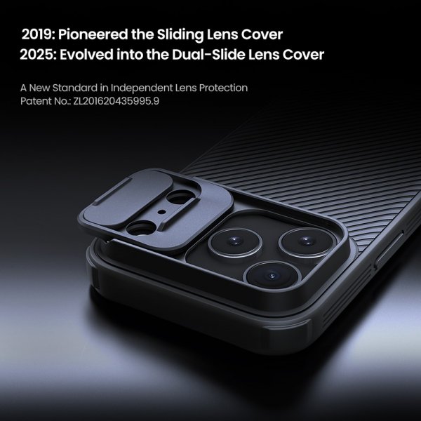Nillkin iPhone 17 Pro Deksel CamShield Pro Svart