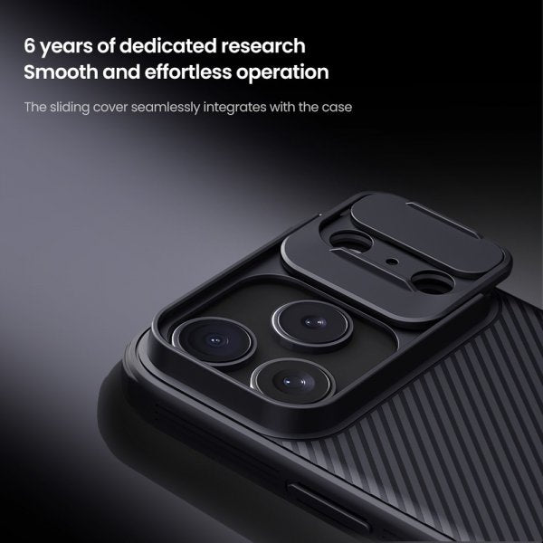 Nillkin iPhone 17 Pro Deksel CamShield Pro Svart