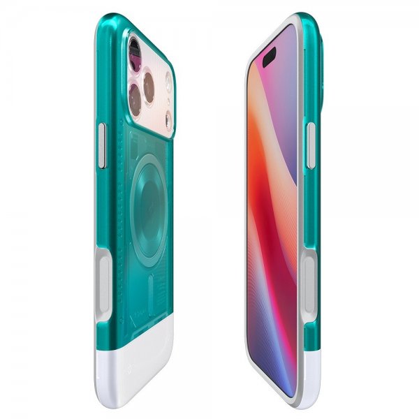 Spigen iPhone 17 Pro Deksel Classic C1 MagFit Bondi Blue