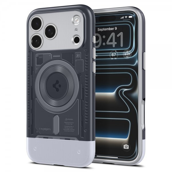 Spigen iPhone 17 Pro Deksel Classic C1 MagFit Graphite