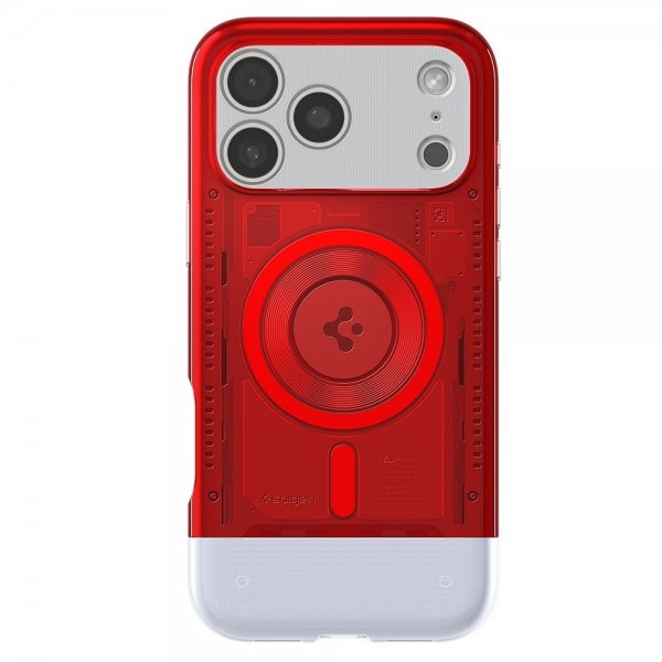 Spigen iPhone 17 Pro Deksel Classic C1 MagFit Ruby