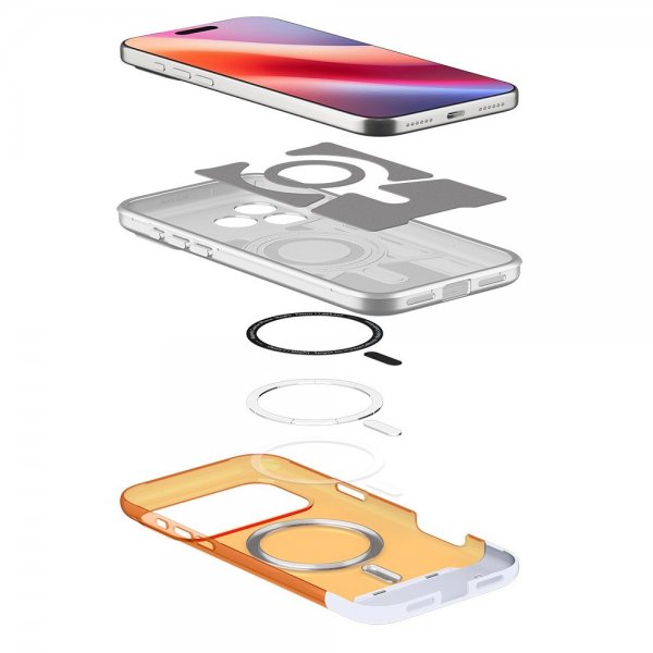 Spigen iPhone 17 Pro Deksel Classic C1 MagFit Tangerine