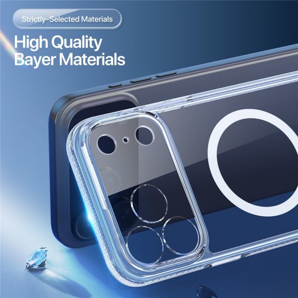 Dux Ducis iPhone 17 Pro Deksel Clin Series MagSafe Transparent