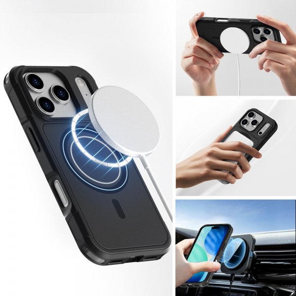 4smarts iPhone 17 Pro Deksel Defend Case Ultimag Svart