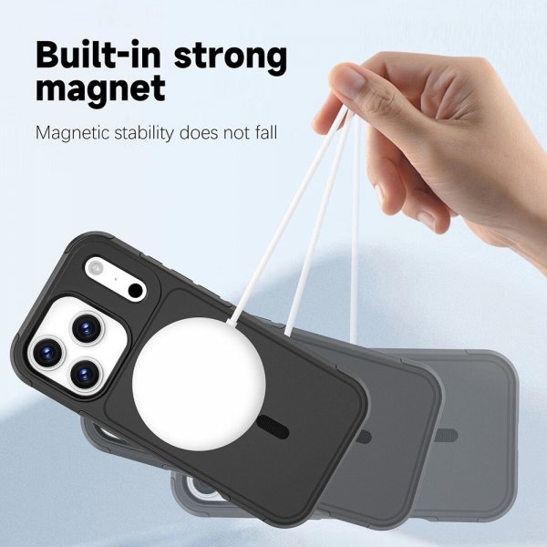 4smarts iPhone 17 Pro Deksel Defend Case Ultimag Svart