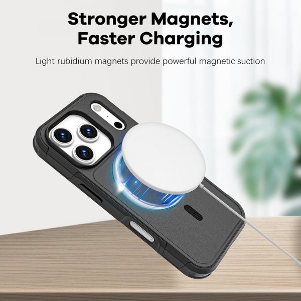 4smarts iPhone 17 Pro Deksel Defend Case Ultimag Svart