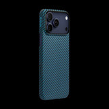 Pitaka iPhone 17 Pro Deksel Edge Black/Blue Twill