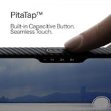 Pitaka iPhone 17 Pro Deksel Edge Black/Grey Twill