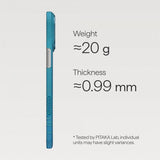 Pitaka iPhone 17 Pro Deksel Edge Lucid Blue