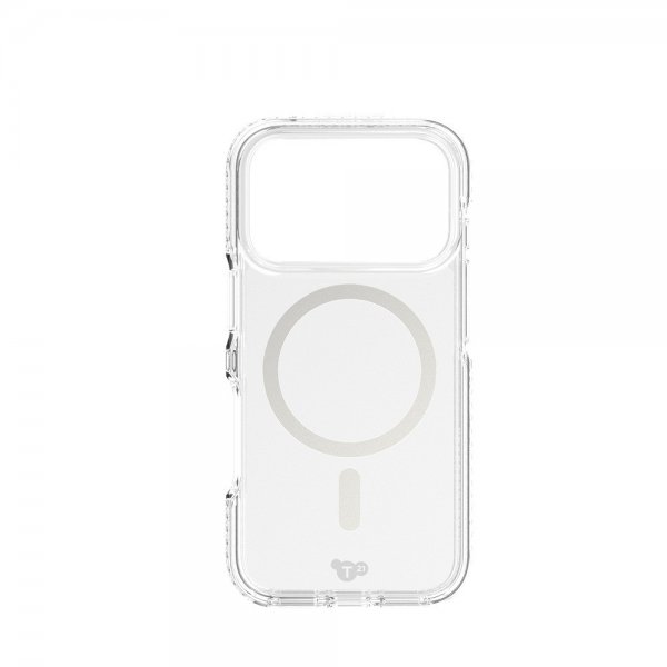 Tech21 iPhone 17 Pro Deksel EvoCrystal MagSafe Metallic Silver
