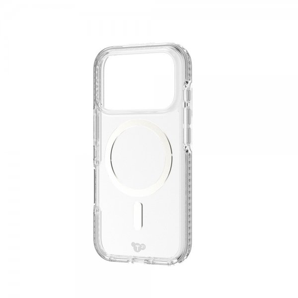Tech21 iPhone 17 Pro Deksel EvoCrystal MagSafe Metallic Silver