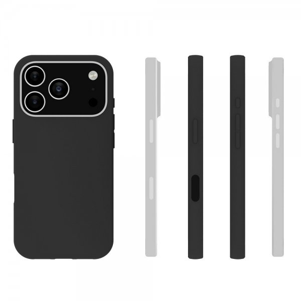 Nordic Covers iPhone 17 Pro Deksel Feather Series Raven Black