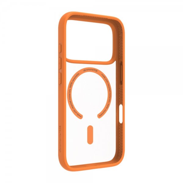 dbramante1928 iPhone 17 Pro Deksel Grenen MagSafe Oransje