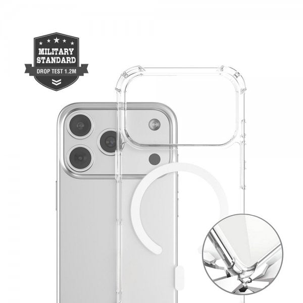 4smarts iPhone 17 Pro Deksel Ibiza MagSafe Transparent