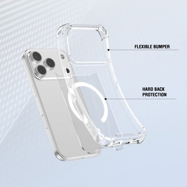 4smarts iPhone 17 Pro Deksel Ibiza MagSafe Transparent