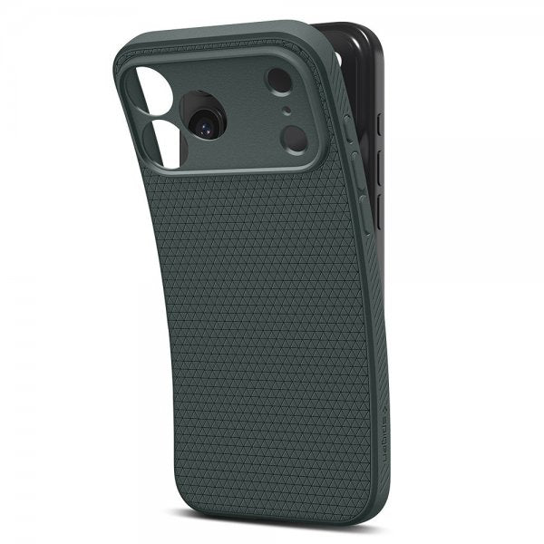 Spigen iPhone 17 Pro Deksel Liquid Air Abyss Green