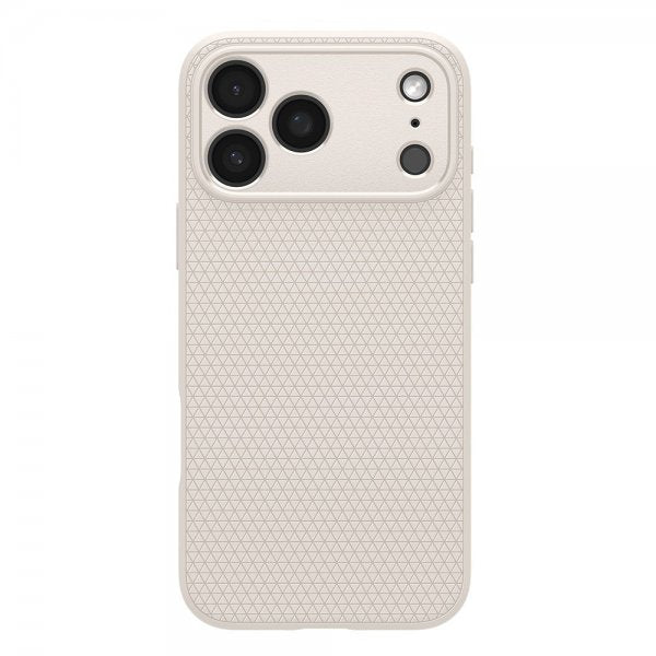 Spigen iPhone 17 Pro Deksel Liquid Air Natural Titanium