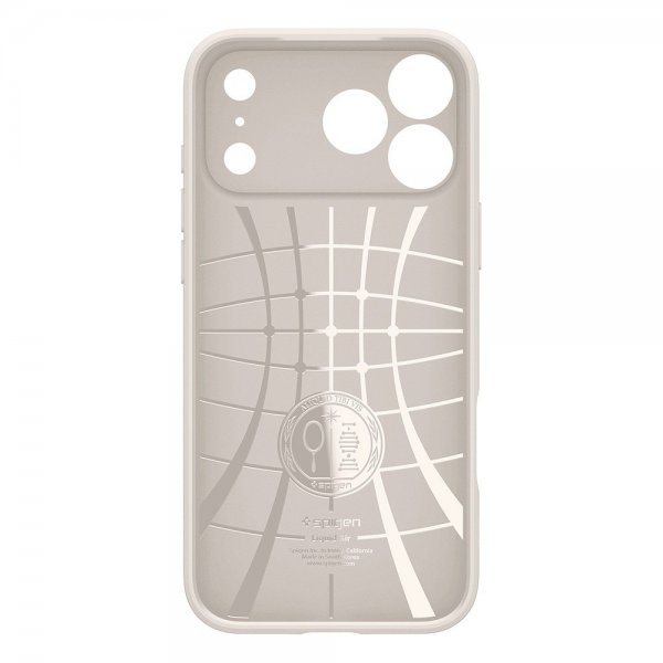 Spigen iPhone 17 Pro Deksel Liquid Air Natural Titanium